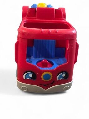 Little people firetruck Toy for Kids with Smiling Face